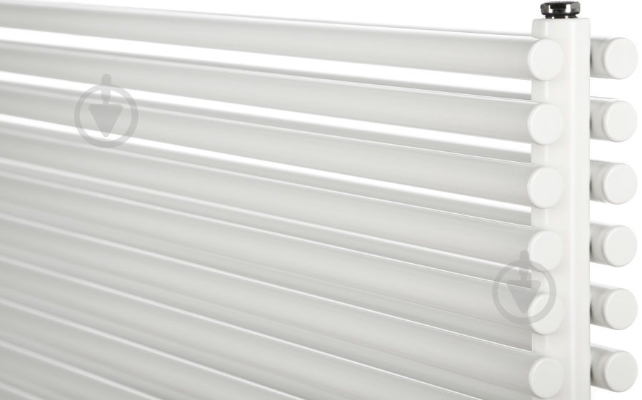 Радіатор сталевий дизайнерський Praktikum 1200x425x79 мм Ral 9016M - фото 3