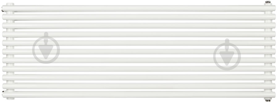 Радіатор сталевий дизайнерський Praktikum 1200x425x79 мм Ral 9016M - фото 1