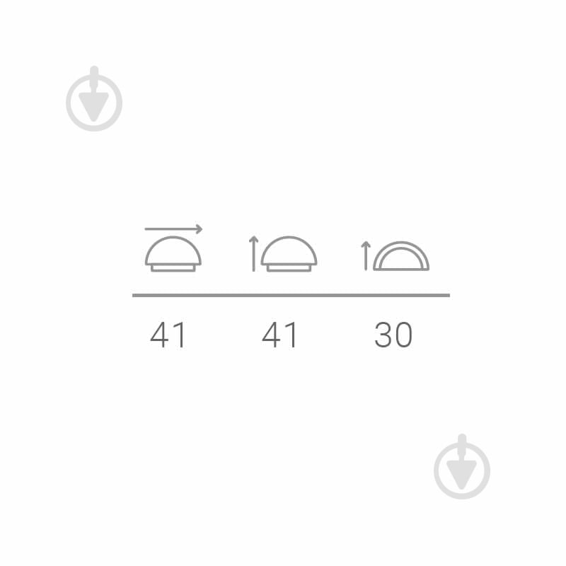 Стопор дверний самоклейкий REI 1351TR прозорий - фото 2