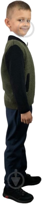 Бомбер для хлопчика ART KNIT р.140 хакі - фото 2