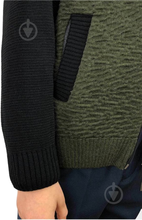Бомбер для хлопчика ART KNIT р.140 хакі - фото 4