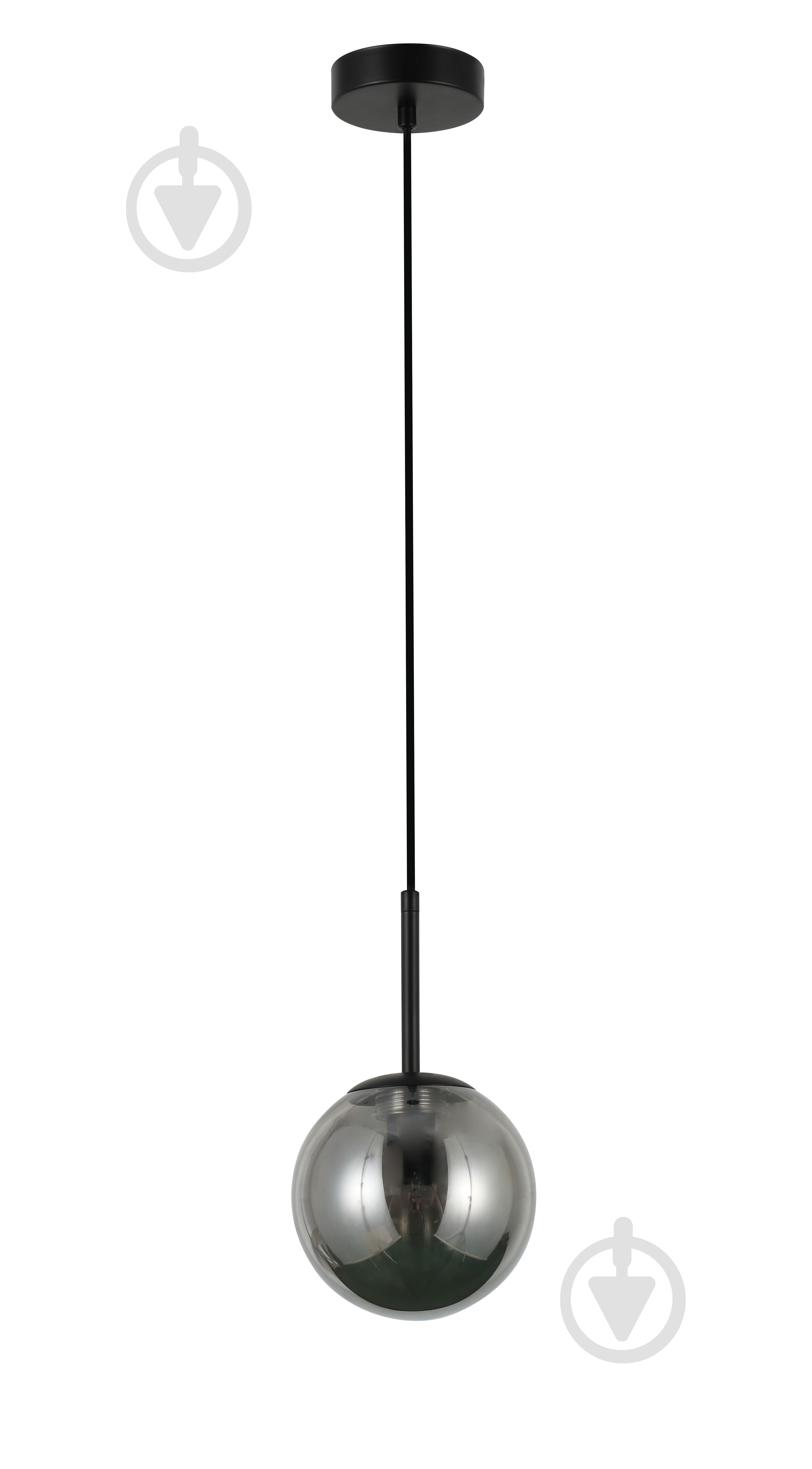 Підвіс Sensio Lil 1x40 Вт E14 чорний/димчастий LS-74658/1PB-E1440W - фото 2