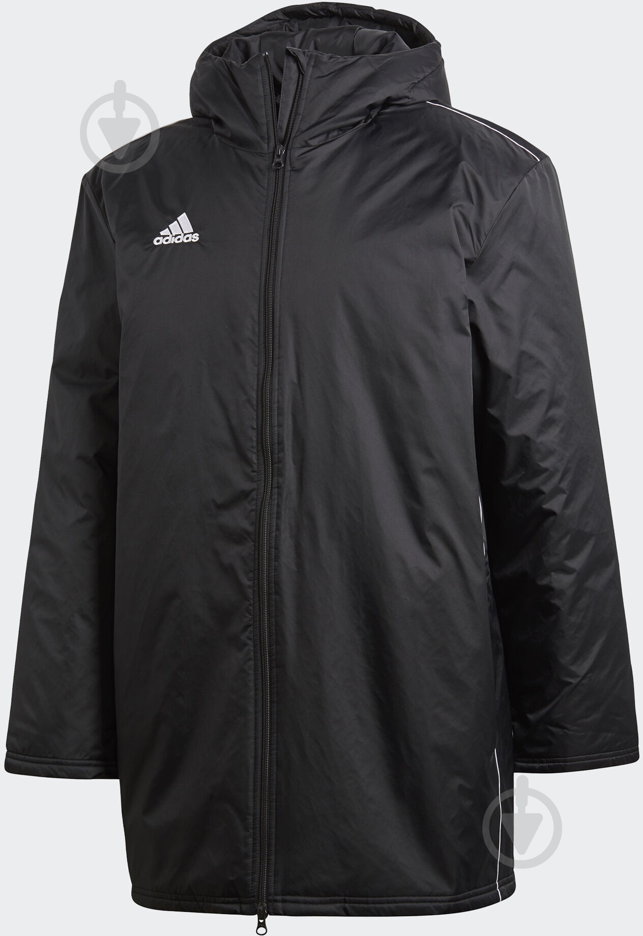 Куртка Adidas CORE18 STD JKT CE9057 р.M чорно-біла - фото 1