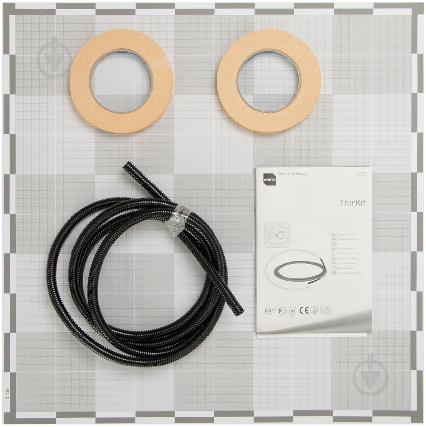 Тонкий нагревательный кабель Ensto ThinKit2, 1.7 кв. м. - фото 3