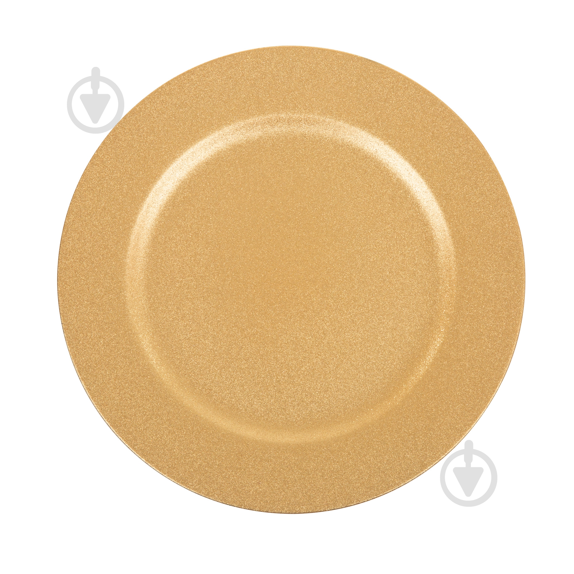 Тарілка сервірувальна Ambition 33 см золотий - фото 1