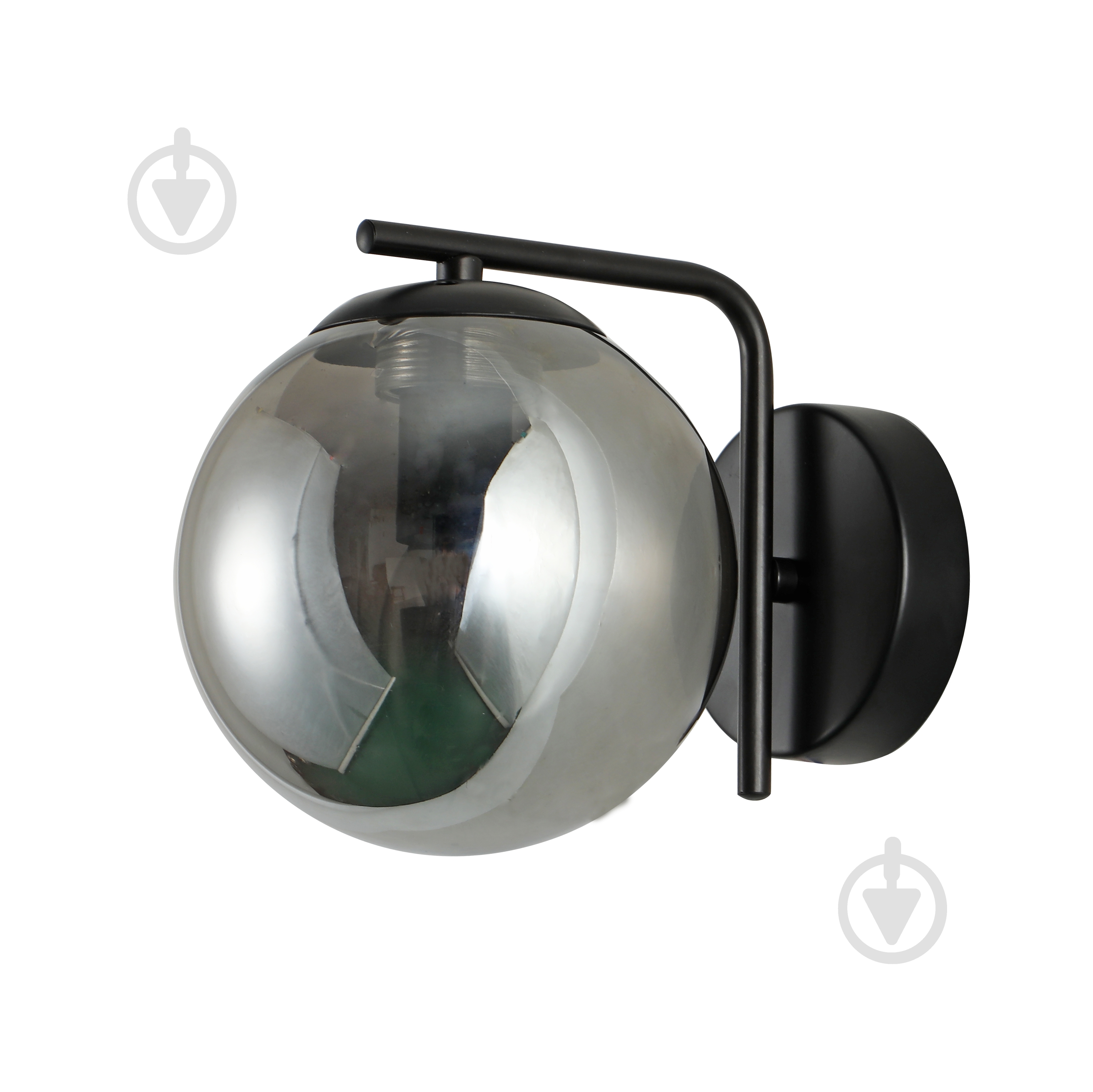 Бра Sensio Lil 1x40 Вт E14 чорний/димчастий LS-74658/1B-E1440W - фото 2