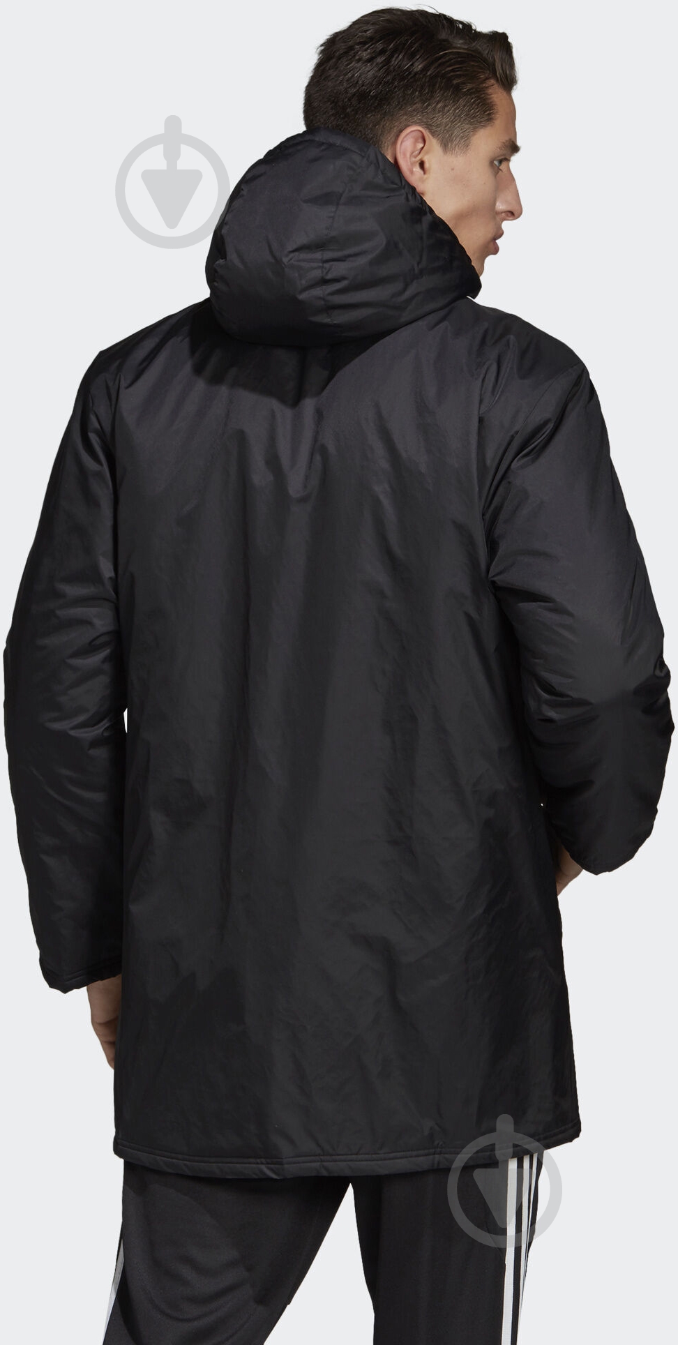 Куртка Adidas CORE18 STD JKT CE9057 р.2XL черно-белая - фото 5