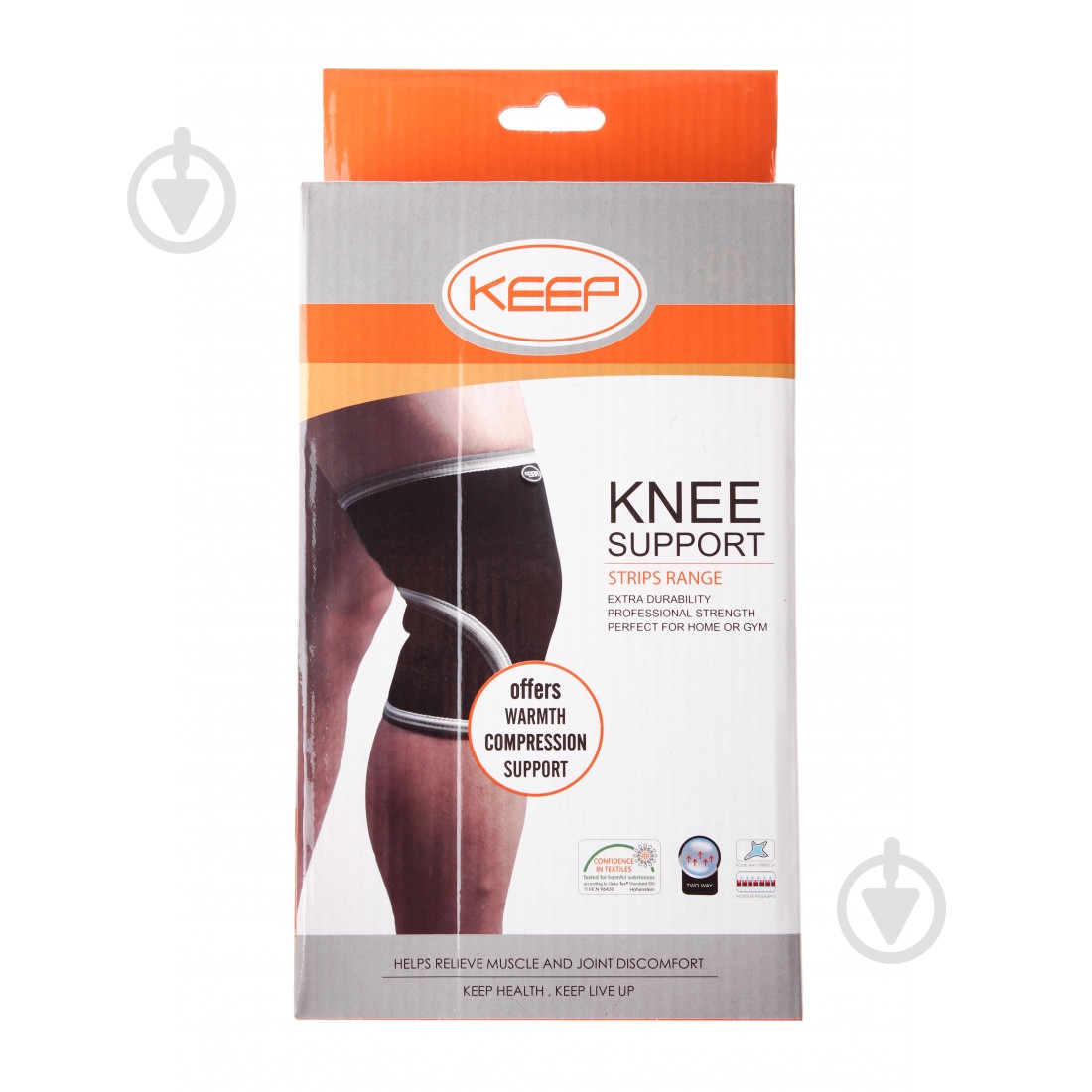 Супорт коліна Knee Supports Keep LiveUp LS5646A р. S/M чорний - фото 1