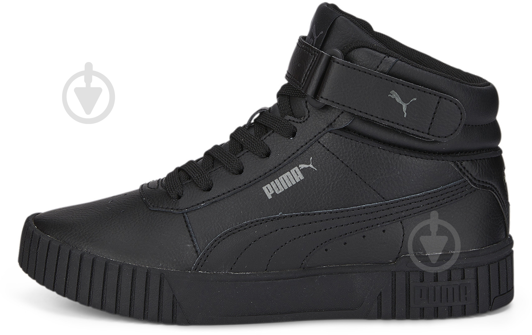Кросівки жіночі Puma CARINA 2.0 MID 38585101 р.38 чорні - фото 1