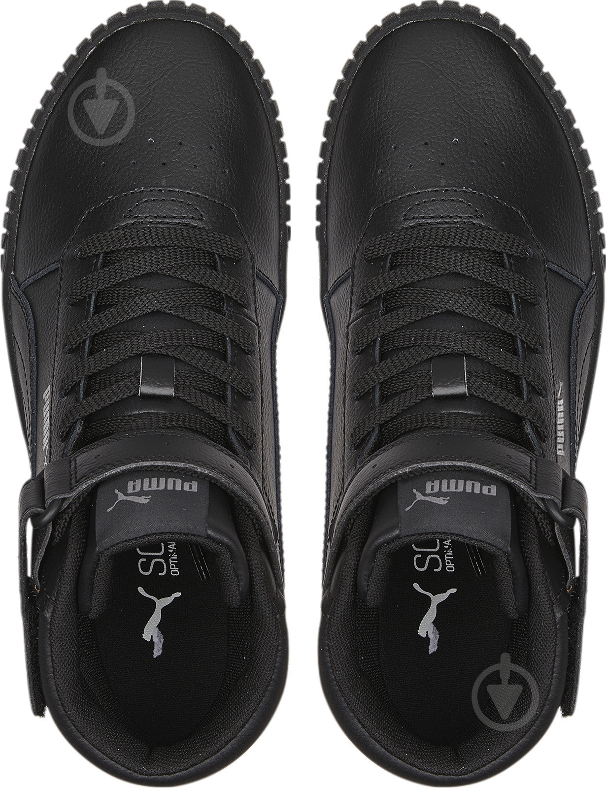 Кросівки жіночі Puma CARINA 2.0 MID 38585101 р.38 чорні - фото 4