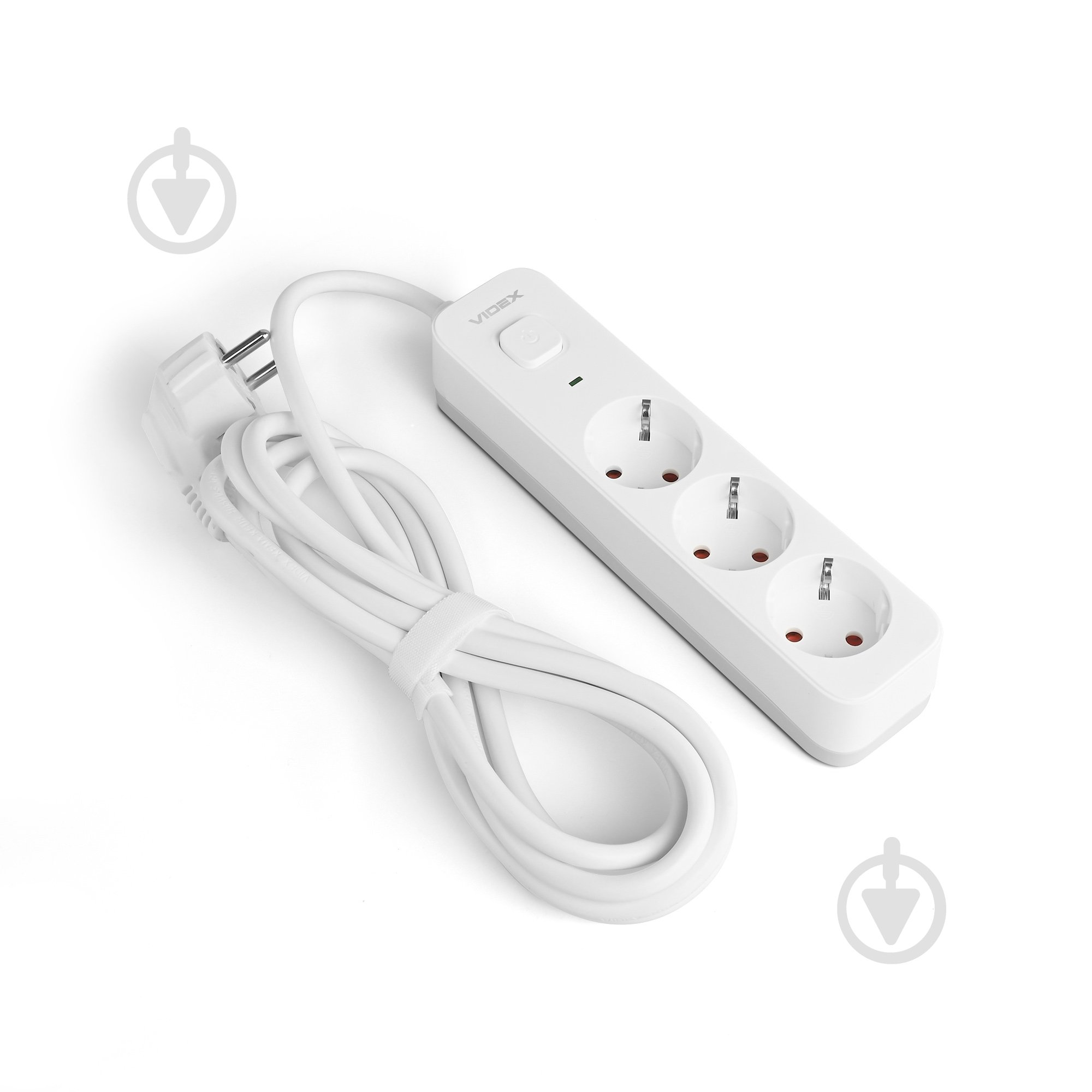 Подовжувач Videx ONCORD з/з 3п 3м (3x1.5мм) з кнопкою White із заземленням 3 гн. чорний 3 м 27685 - фото 2 Подовжувач Videx ONCORD з/з 3п 3м (3x1.5мм) з кнопкою White із заземленням 3 гн. чорний 3 м 27685 - фото 2