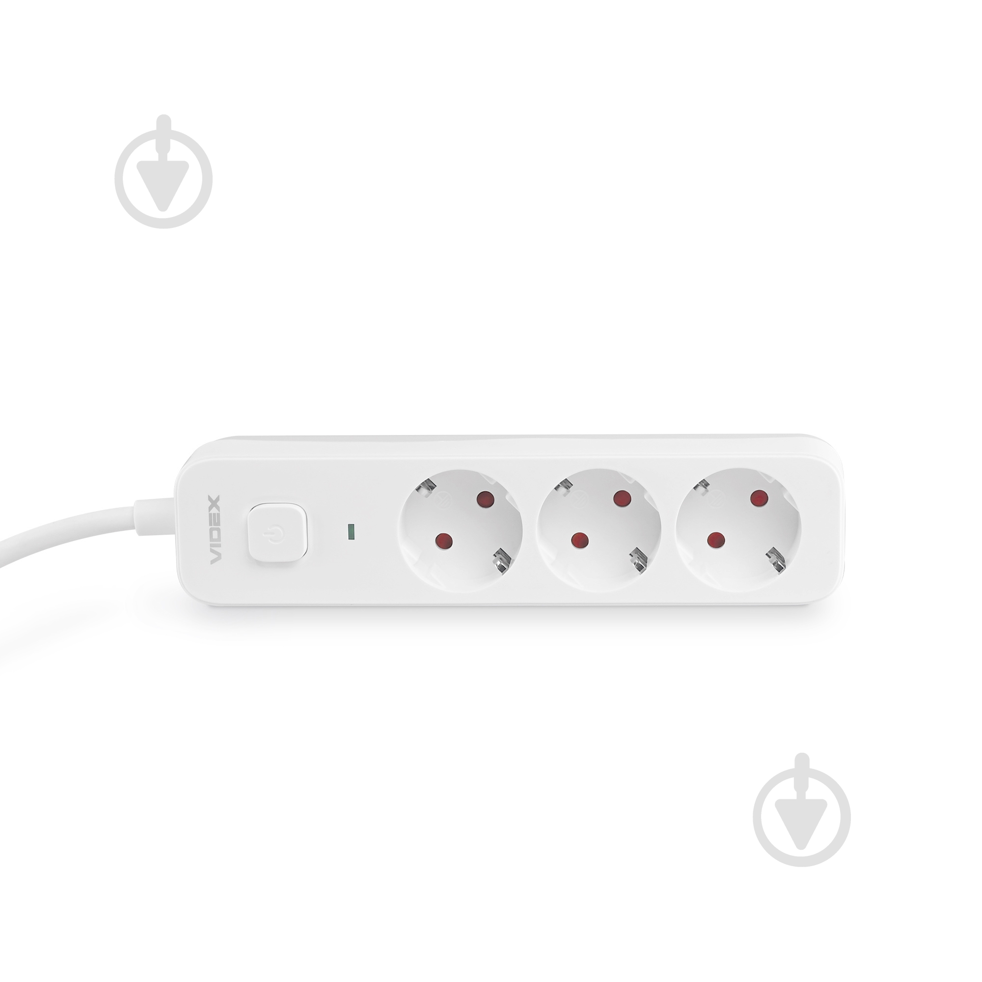 Подовжувач Videx ONCORD з/з 3п 3м (3x1.5мм) з кнопкою White із заземленням 3 гн. чорний 3 м 27685 - фото 4 Подовжувач Videx ONCORD з/з 3п 3м (3x1.5мм) з кнопкою White із заземленням 3 гн. чорний 3 м 27685 - фото 4