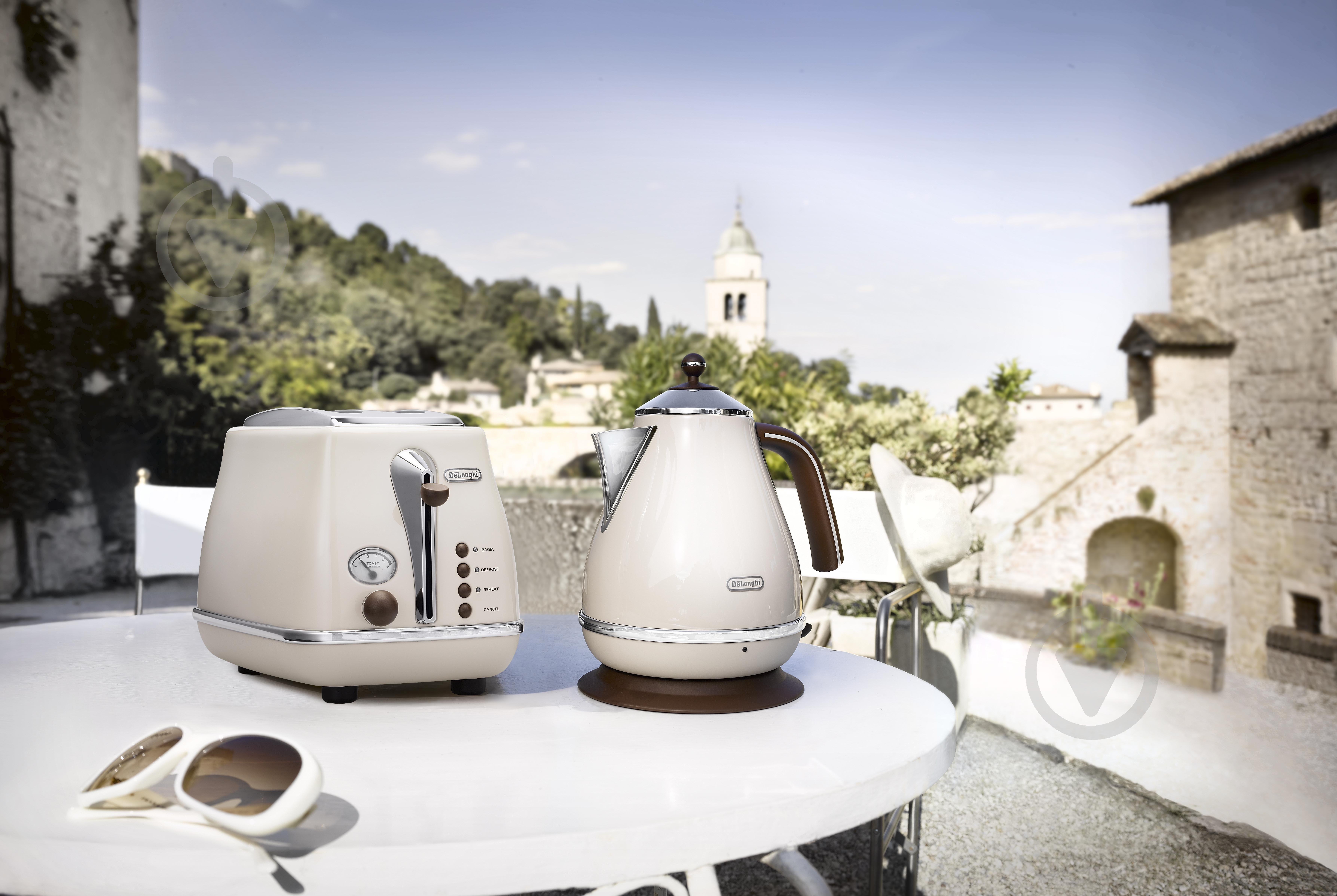 ВІТРИНА! Електрочайник Delonghi KBOV2001.BG Icona Vintage - фото 6