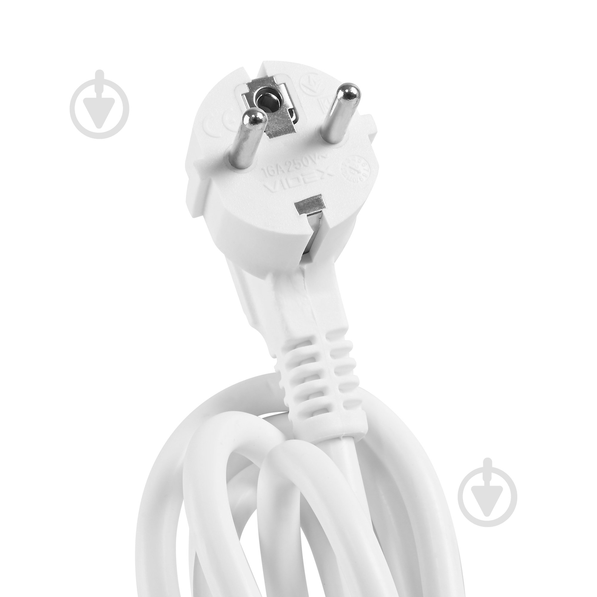 Подовжувач Videx ONCORD з кнопкою White із заземленням 4 гн. білий 3 м 27687 - фото 6 Подовжувач Videx ONCORD з кнопкою White із заземленням 4 гн. білий 3 м 27687 - фото 6