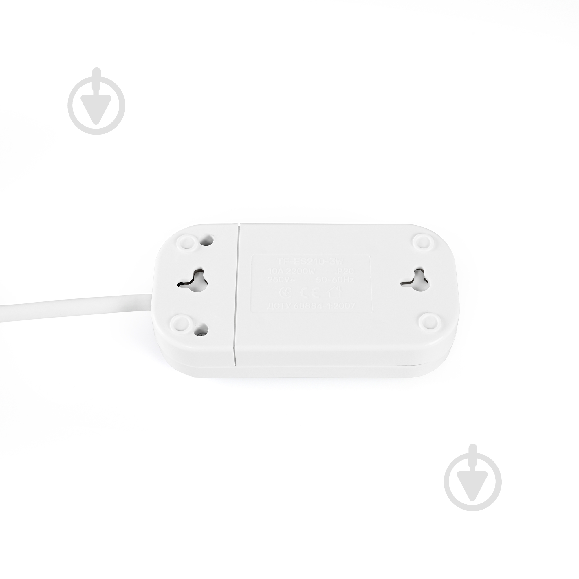 Удлинитель TITANUM STANDARD без заземления 2 гн. белый 3 м 27452 - фото 2 Удлинитель TITANUM STANDARD без заземления 2 гн. белый 3 м 27452 - фото 2