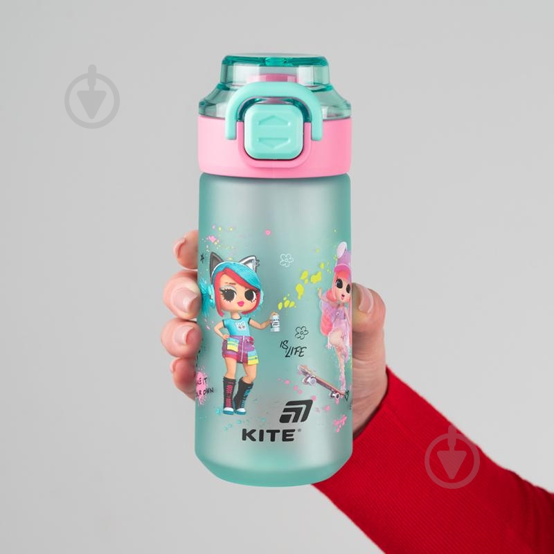 Пляшка для води KITE LOL 560 мл LO26-1213 - фото 4 Пляшка для води KITE LOL 560 мл LO26-1213 - фото 4