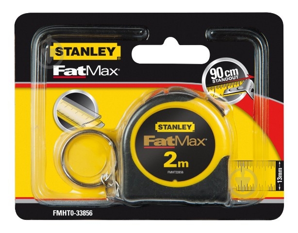 Рулетка Stanley FatMax FMHT0-33856 2 м x 13 мм - фото 4 Рулетка Stanley FatMax FMHT0-33856 2 м x 13 мм - фото 4
