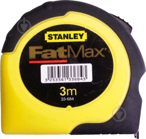 Рулетка Stanley FatMax 2-33-681 3 м x 16 мм - фото 1 Рулетка Stanley FatMax 2-33-681 3 м x 16 мм - фото 1