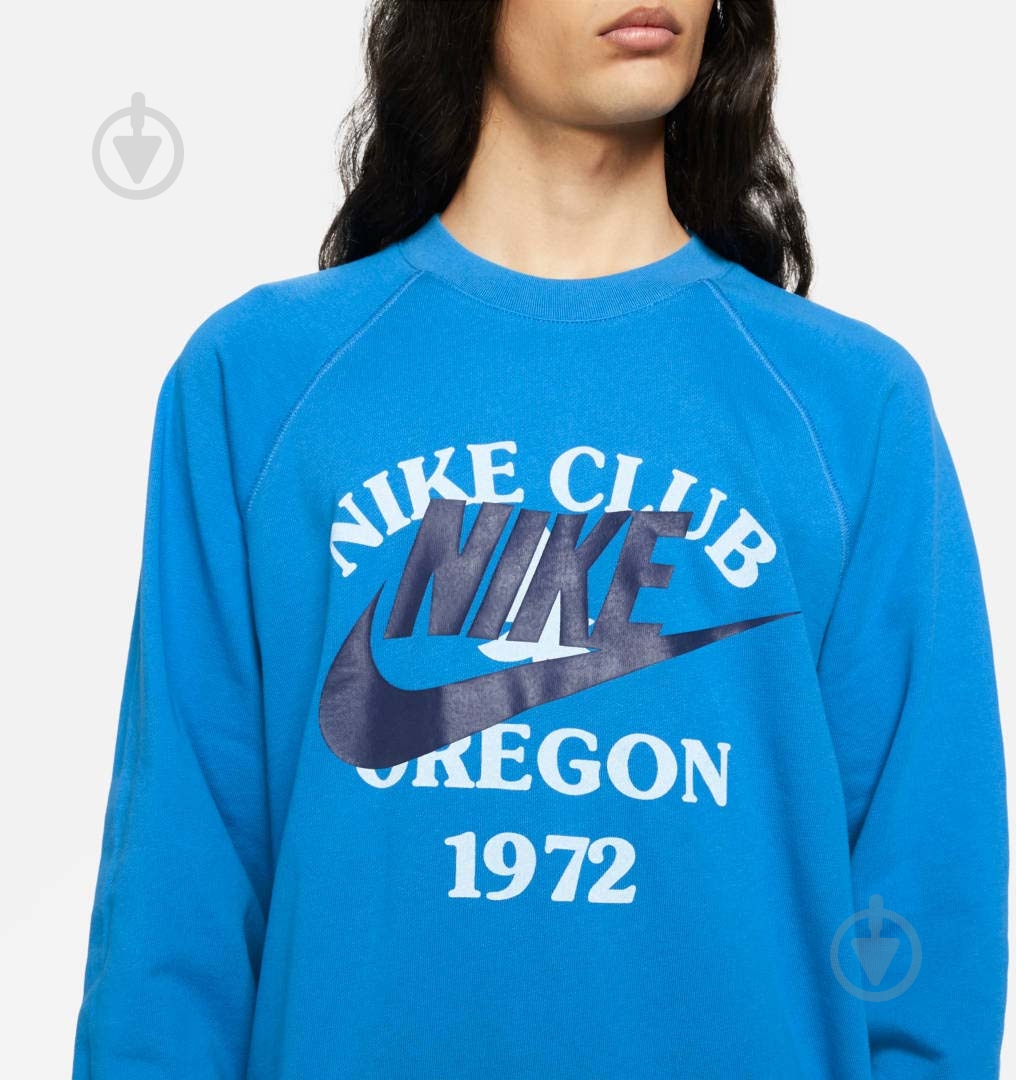 Свитшот Nike M NSW TREND FT CREW DD6165-435 р. M голубой - фото 4