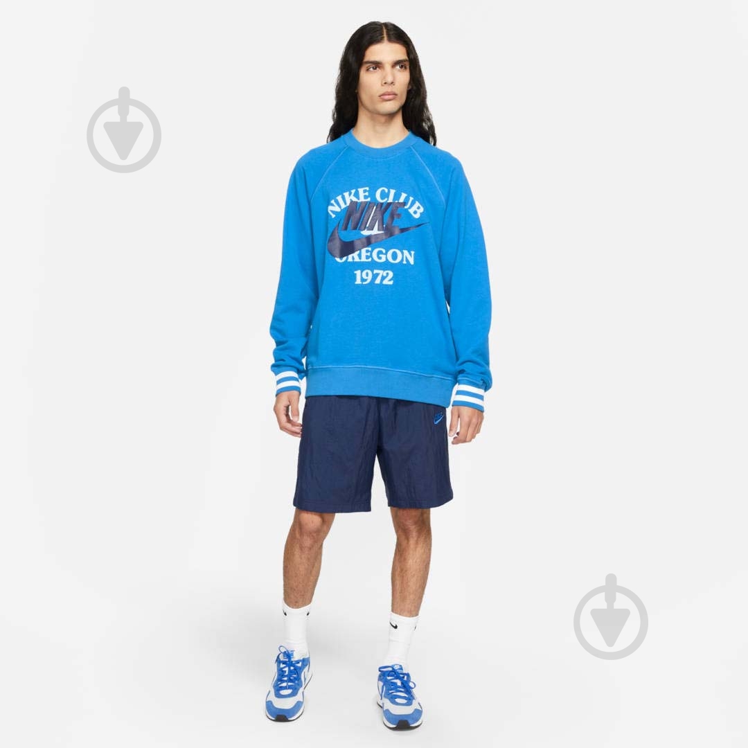 Свитшот Nike M NSW TREND FT CREW DD6165-435 р. M голубой - фото 6