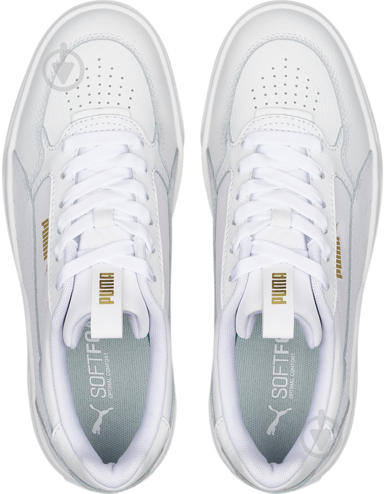 Кроссовки женские демисезонные Puma KARMEN REBELLE 38721201 р.37 белые - фото 4