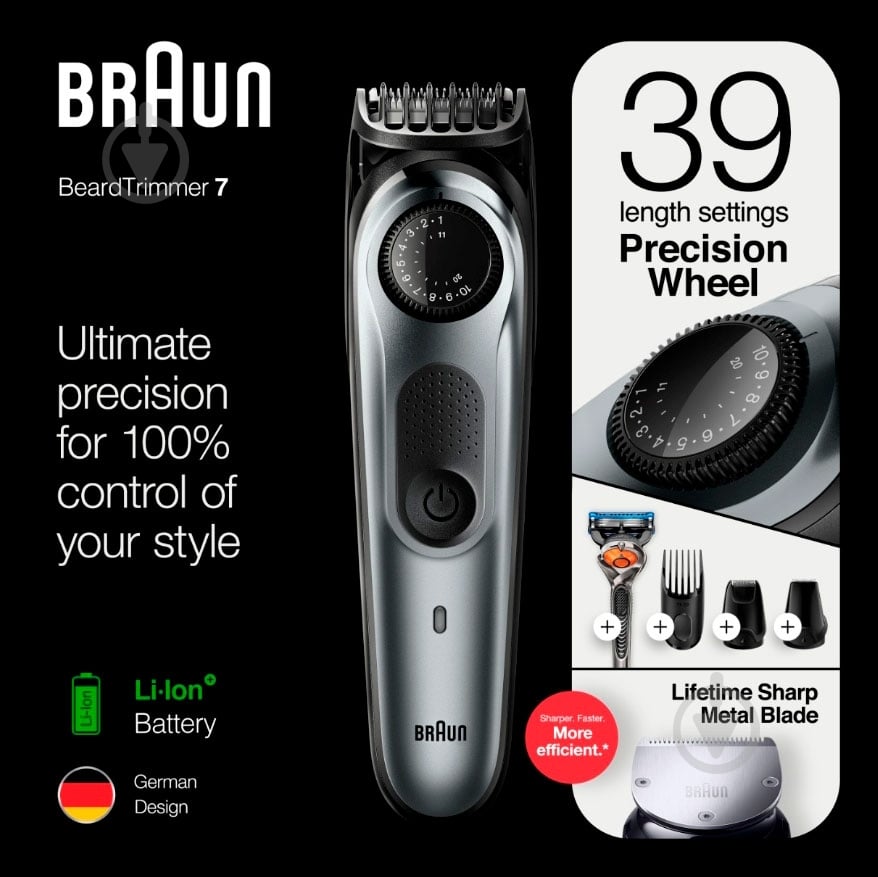 Триммер Braun BT724 для стрижки - фото 7