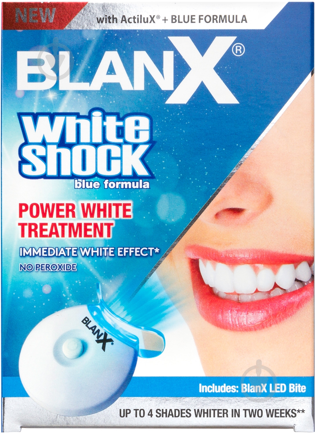 Паста BlanX White Shock + активатор Led Bite 50 мл - фото 1 Паста BlanX White Shock + активатор Led Bite 50 мл - фото 1