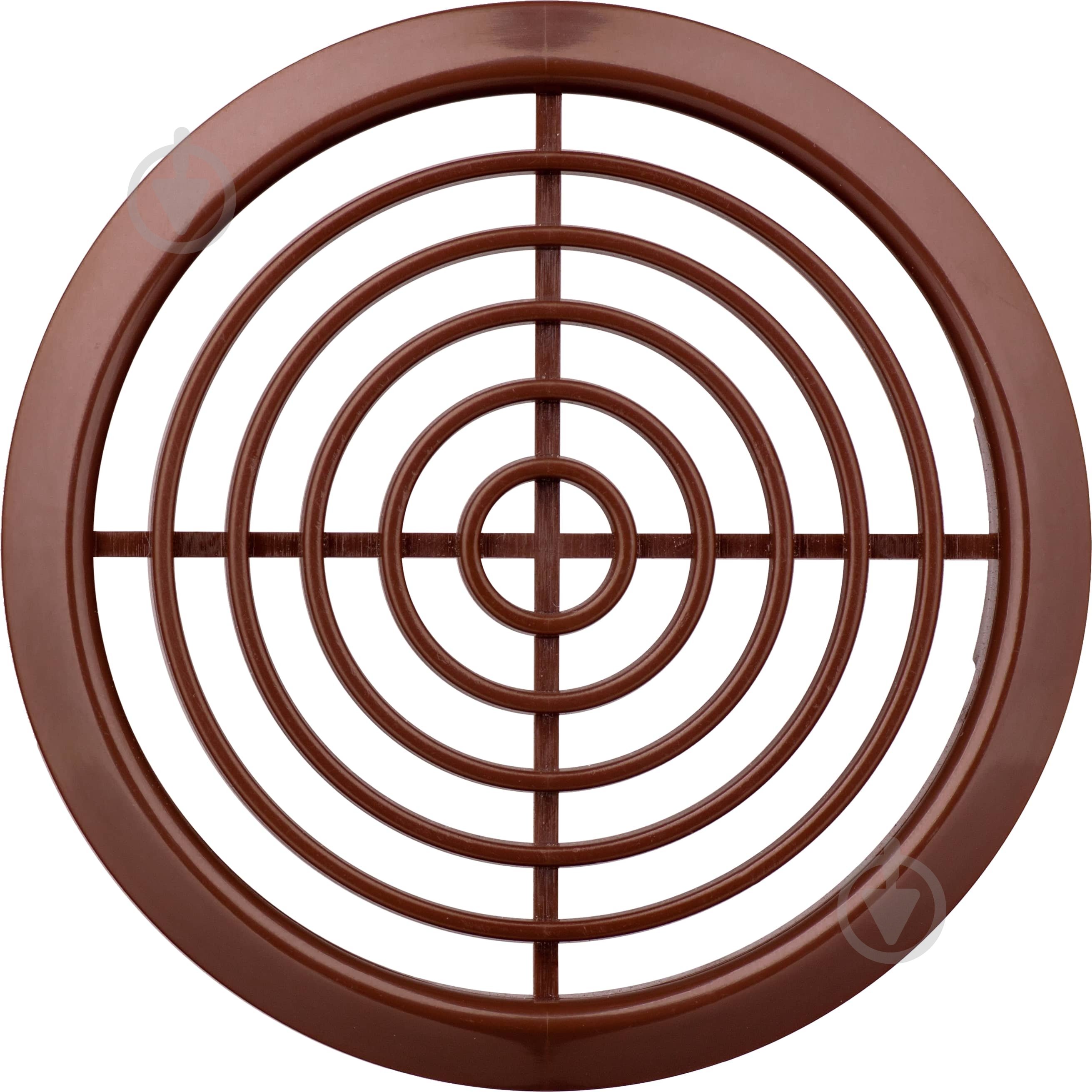 Решетка AirRoxy мебельная круглая 70 brown диаметр 70 мм 02-242 пластик коричневый - фото 1 Решетка AirRoxy мебельная круглая 70 brown диаметр 70 мм 02-242 пластик коричневый - фото 1