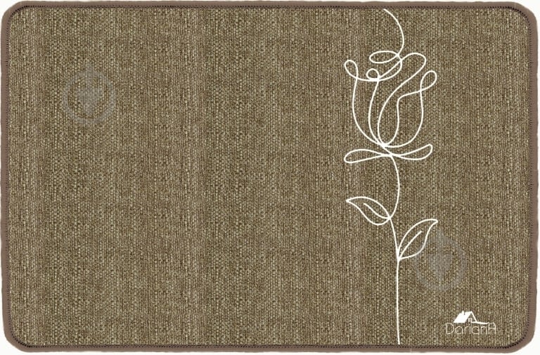 Коврик Dariana Лен 45x75 см роза - фото 1 Коврик Dariana Лен 45x75 см роза - фото 1