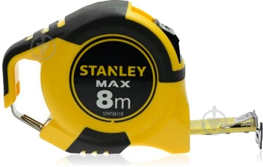 Рулетка Stanley Max STHT0-36118 8 м x 25 мм - фото 1 Рулетка Stanley Max STHT0-36118 8 м x 25 мм - фото 1