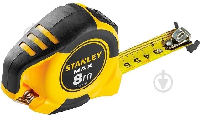 Рулетка Stanley Max STHT0-36118 8 м x 25 мм - фото 4 Рулетка Stanley Max STHT0-36118 8 м x 25 мм - фото 4