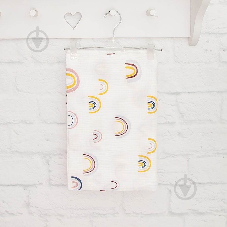 Пеленка Радуга 70x100 см голубой 14165 - фото 1 Пеленка Радуга 70x100 см голубой 14165 - фото 1