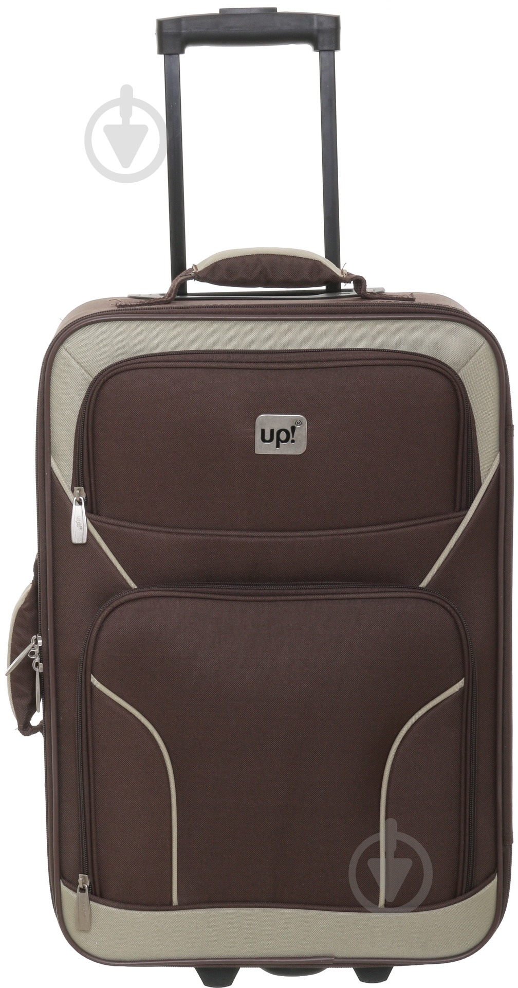 Чемодан UP! (Underprice) 30 л коричневый 1021NC 51x35x17 см - фото 1