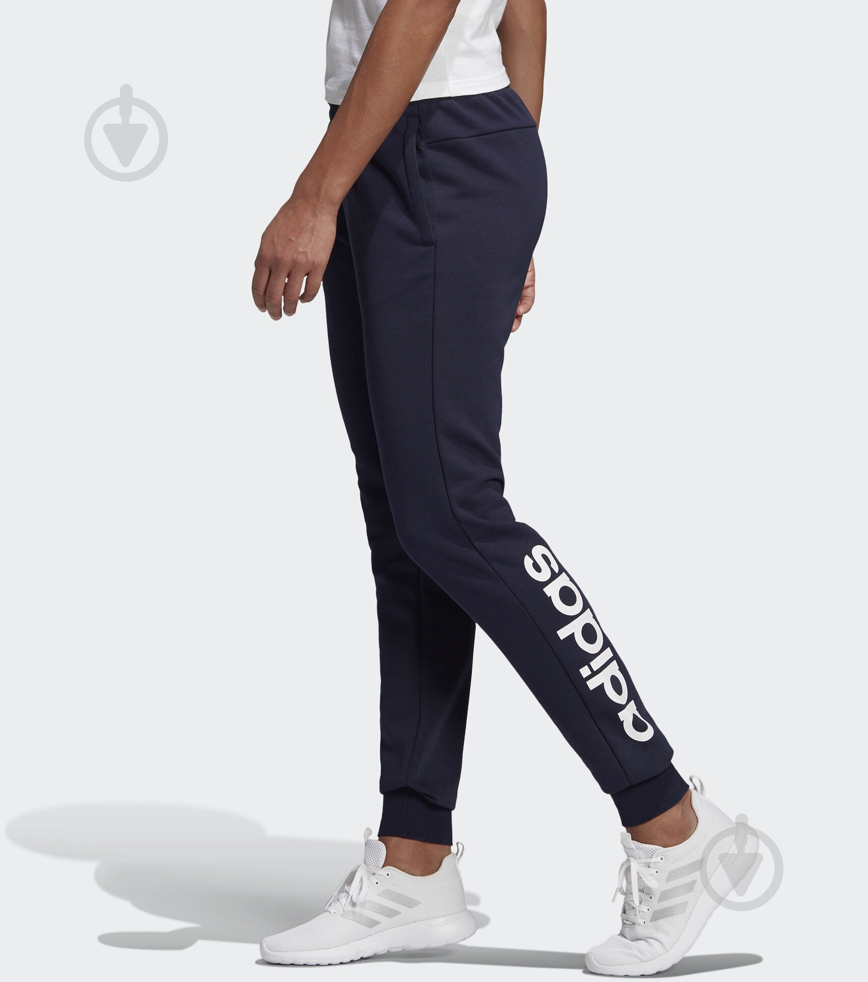 Брюки Adidas W E LIN PANT DU0697 р. XS синий - фото 4 Брюки Adidas W E LIN PANT DU0697 р. XS синий - фото 4