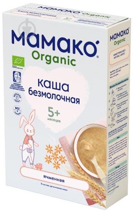Каша безмолочная MAMAKO от 5 месяцев Ячменная 200 г - фото 1