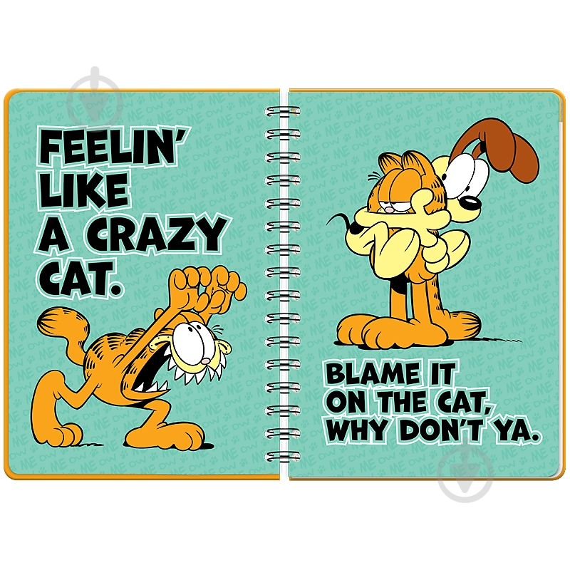 Дневник на спирали Garfield GF26-438 KITE - фото 3