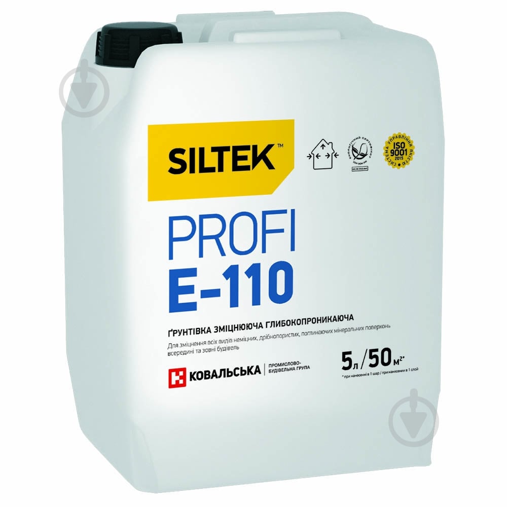 Грунтовка глубокопроникающая Siltek Profi Е-110 5 л - фото 1