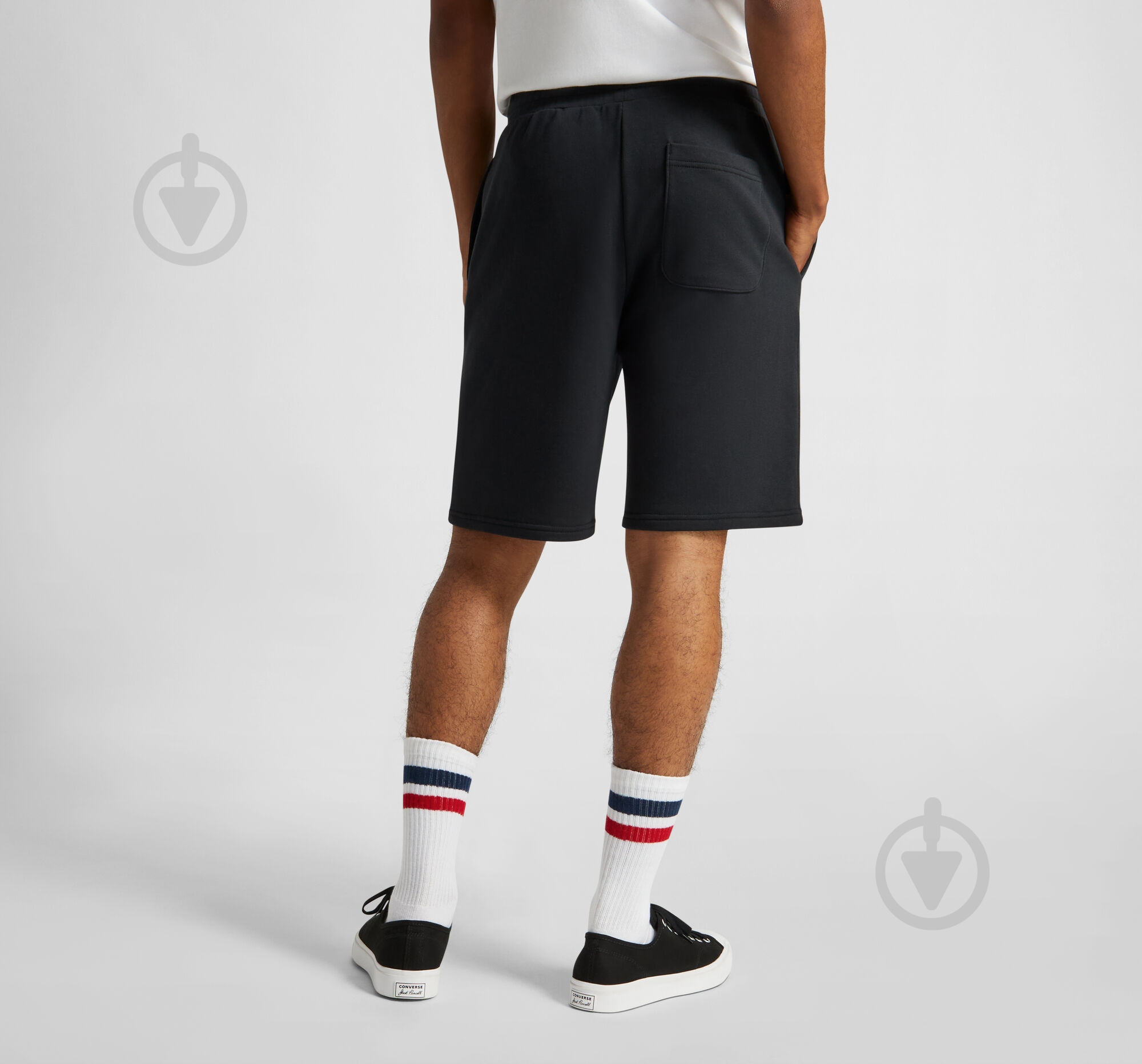 Шорты Converse STANDARD FIT WEARERS LEFT STAR CHEV EMB SHORT 10023875-A01 р. 2XL черный - фото 5