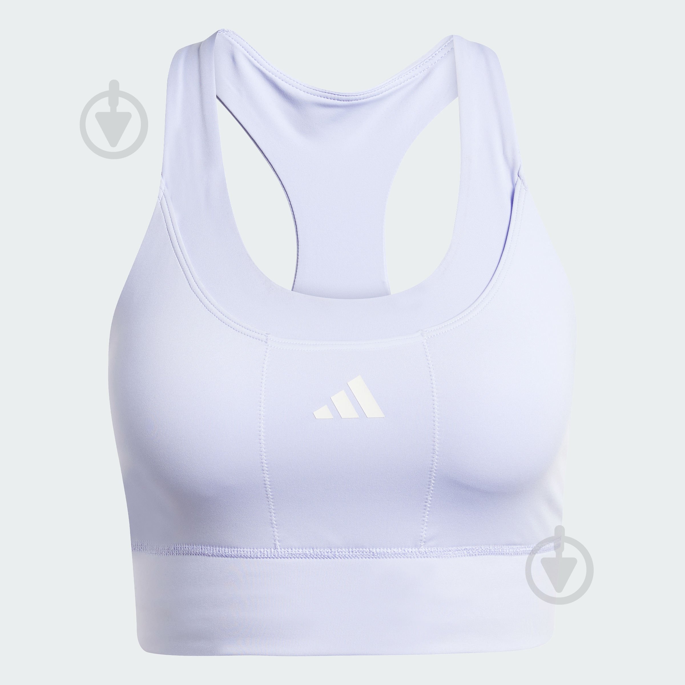 Бра Adidas RUN PKT MS BRA JI5991 р.L-A/B фиолетовый - фото 7