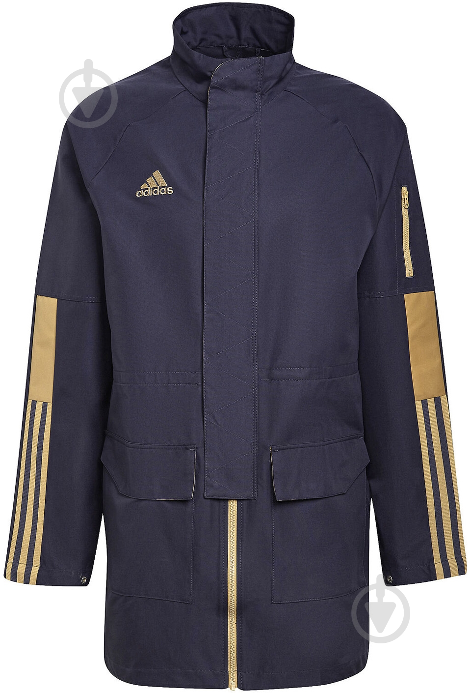 Джемпер Adidas Tiro Parka HF8392 р.M синий - фото 1