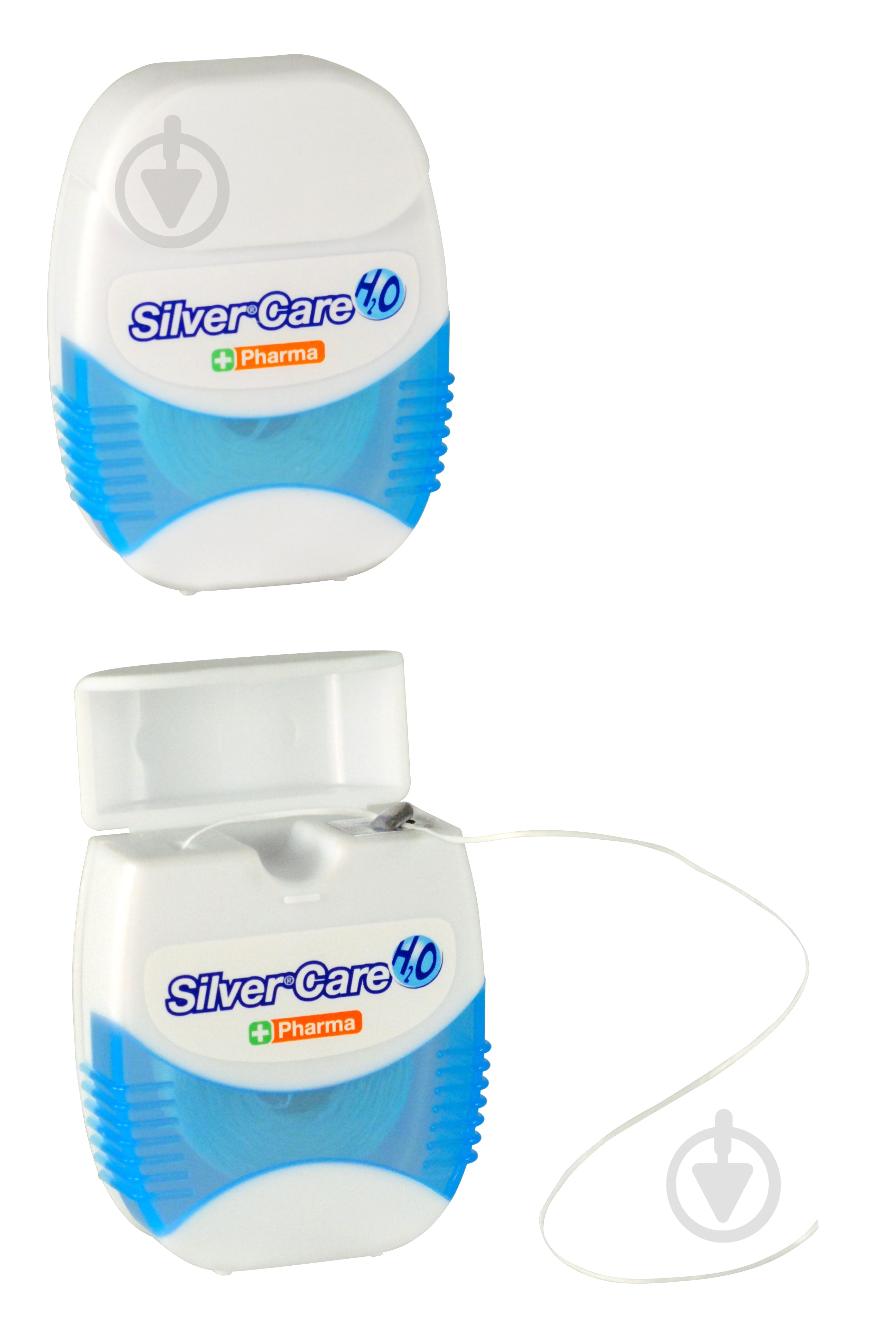 Зубная нить Silver Care H2O экстраплоская 50 м - фото 1