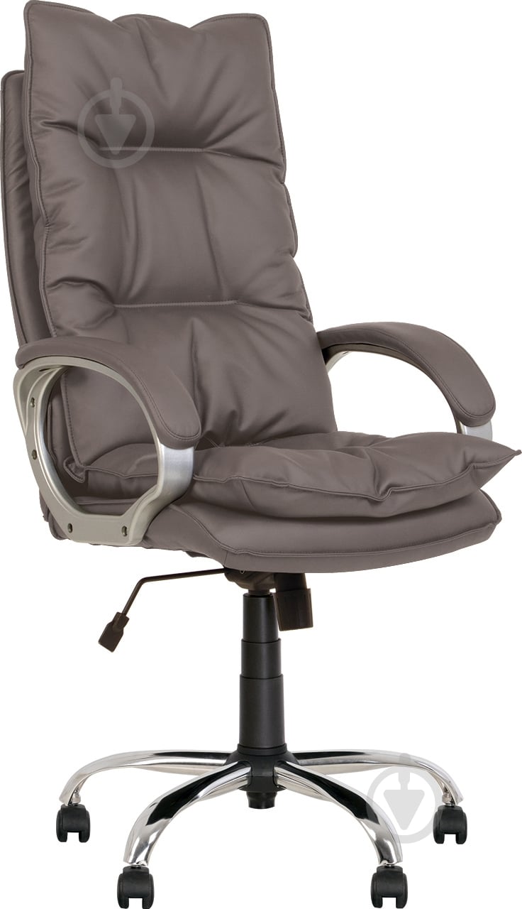 Крісло Nowy Styl YAPPI TILT CHR68 ECO-70 темно-сірий - фото 1