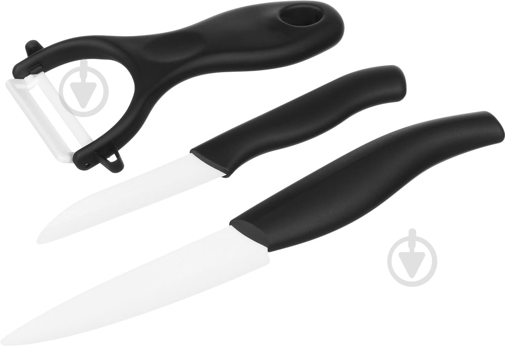 Набор ножей керамических Flamberg 3 предмета - фото 1 Набор ножей керамических Flamberg 3 предмета - фото 1