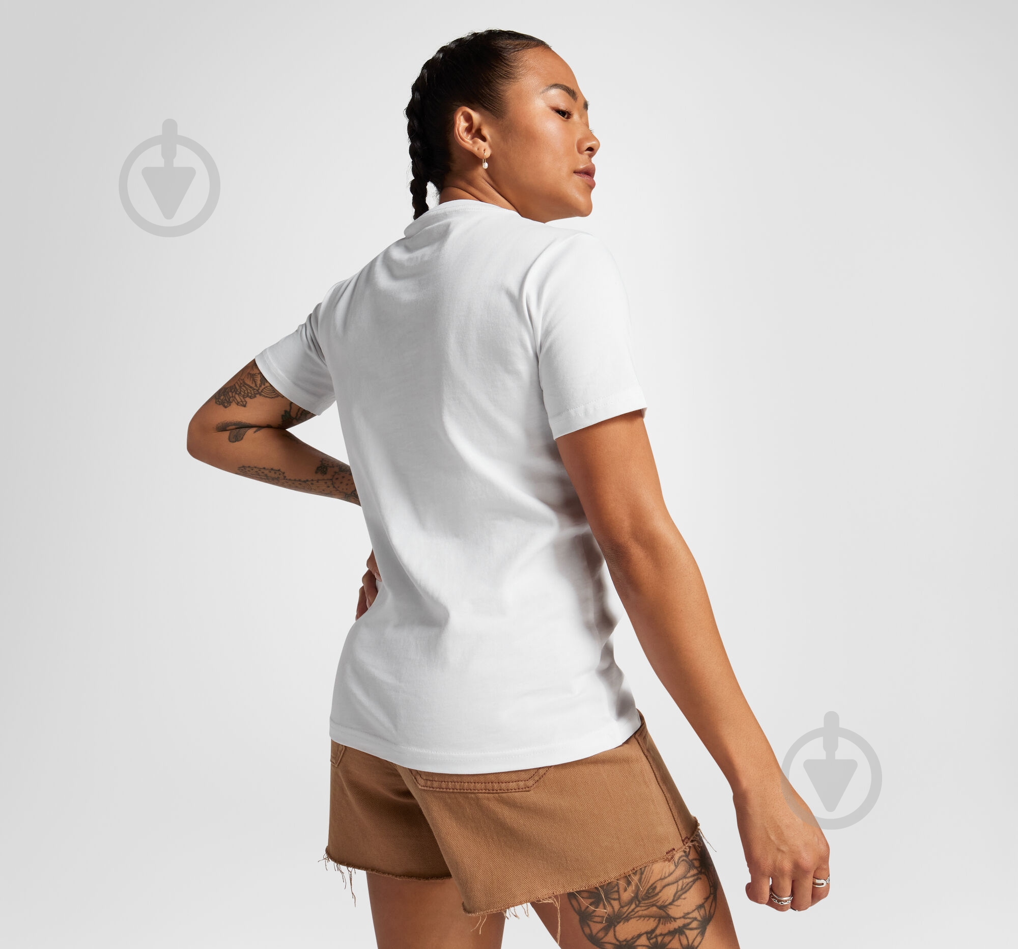 Футболка Converse CHUCK PATCH INFILL TEE 10026049-A01 р.XS белый - фото 2