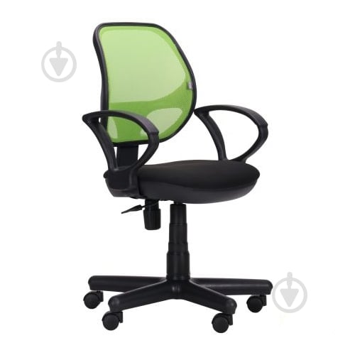 Кресло AMF Art Metal Furniture Чат/АМФ-4 А-1 черный/салатный - фото 1