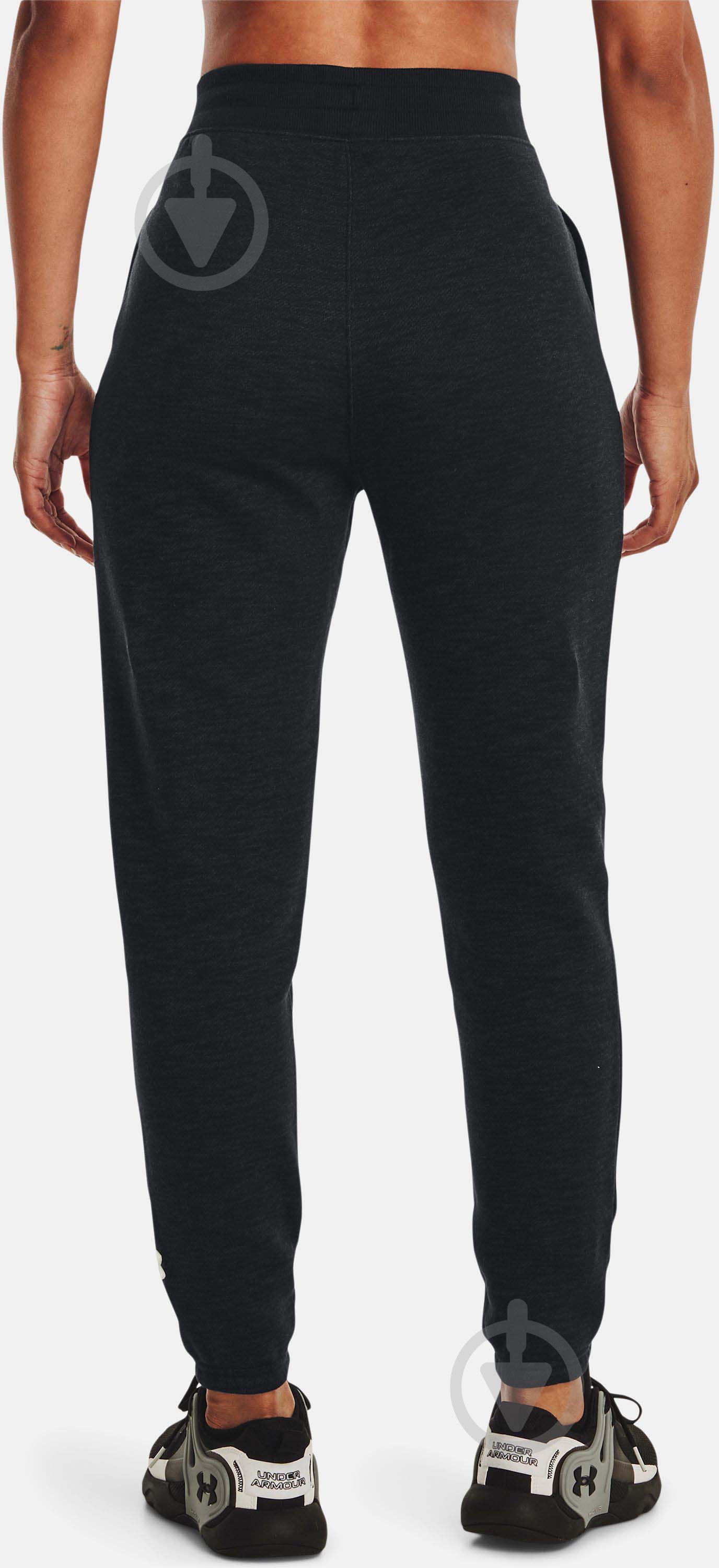 Штани Under Armour ESSENTIAL SCRIPT PANT 1374105-001 р. L чорний - фото 2 Штани Under Armour ESSENTIAL SCRIPT PANT 1374105-001 р. L чорний - фото 2
