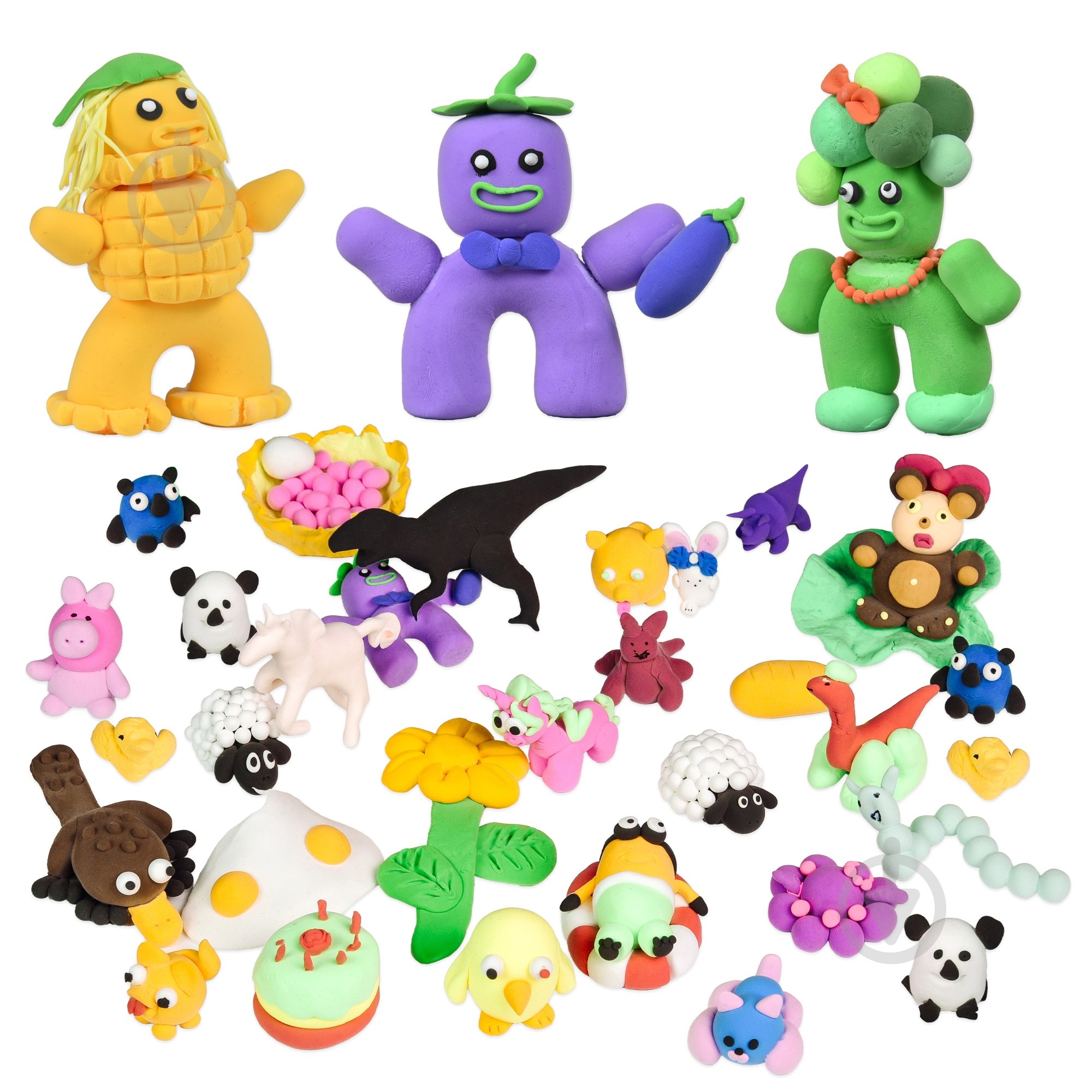 Воздушная лепка Strateg U'DO Clay 51 шт. 30921 - фото 4 Воздушная лепка Strateg U'DO Clay 51 шт. 30921 - фото 4