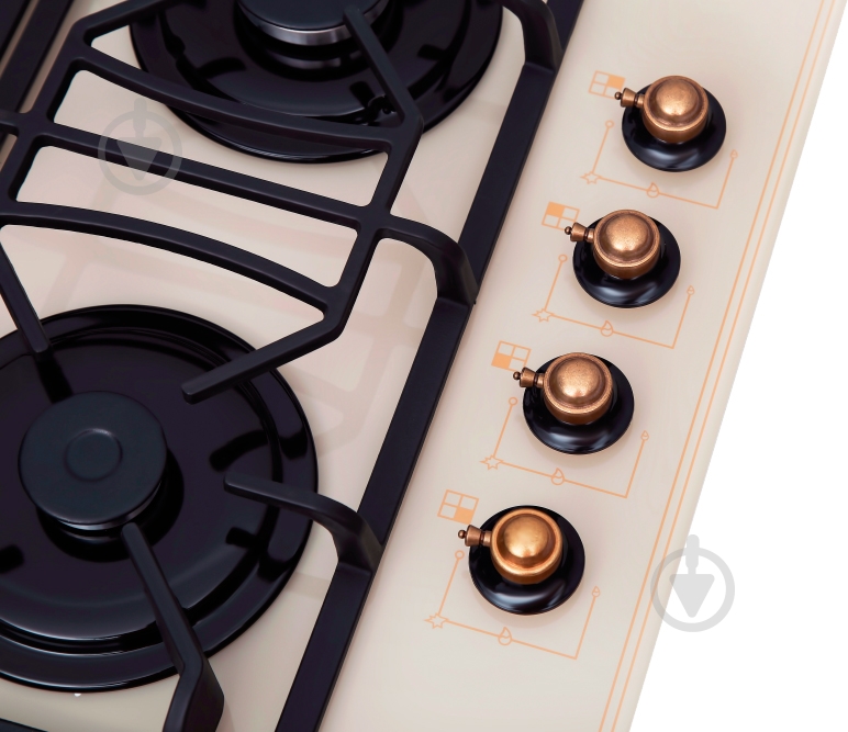 Варильна поверхня газова Perfelli HGG 61524 IV ANTIQUE - фото 5 Варильна поверхня газова Perfelli HGG 61524 IV ANTIQUE - фото 5