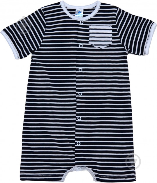 Полукомбинезон Minikin полоска р.68 синий 202702 - фото 1