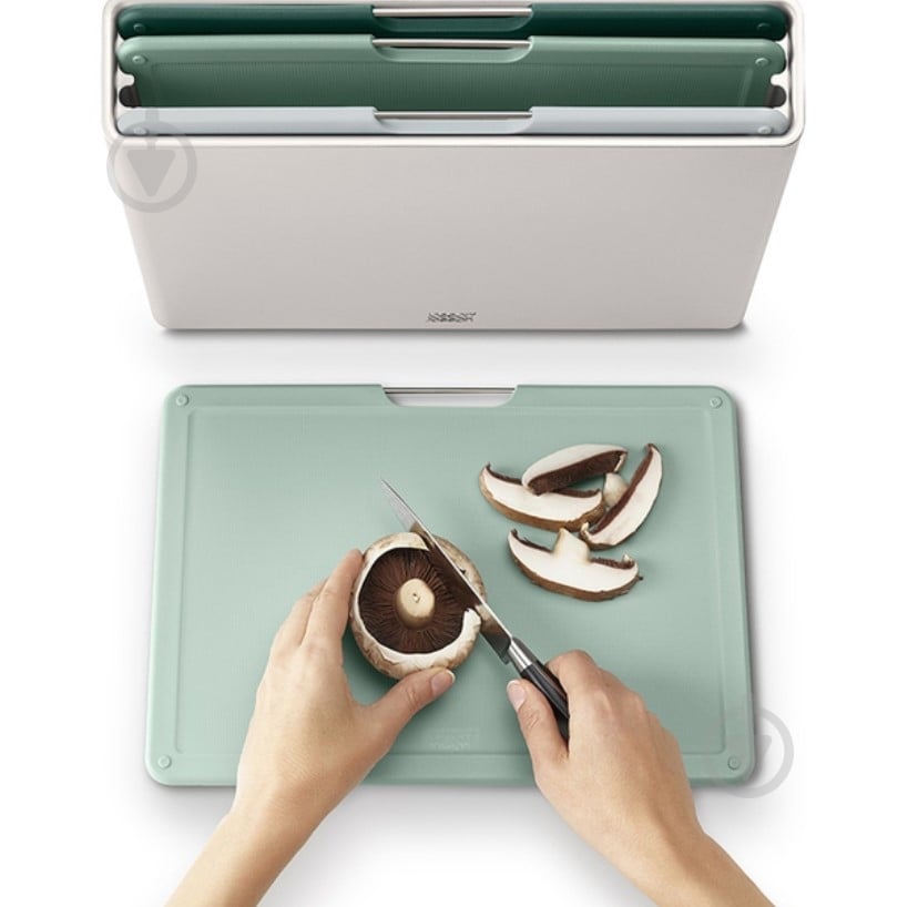 Набір дощок обробних Joseph Joseph Sage з кейсом 5 предметів 26,2х35,7х7,6 см (60197) - фото 3 Набір дощок обробних Joseph Joseph Sage з кейсом 5 предметів 26,2х35,7х7,6 см (60197) - фото 3